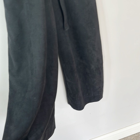 Banana Republic Vegan suede Belt Wide leg Crop romper pockets women size 0 - Picture 7 of 8